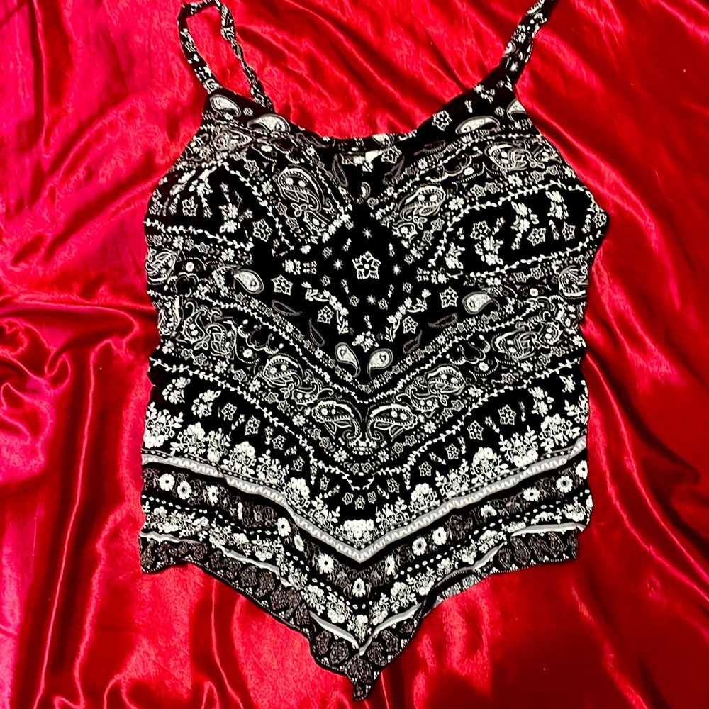 Bandanna style tank top